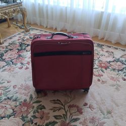 Delsey Medium Cloth Suitcase Used