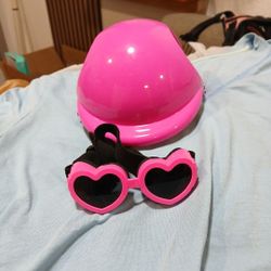 Helmet And Glasses For Medium Dog