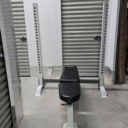 Half Rack With Bench