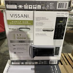 1.7 cu. ft. 1000-Watt Over the Range Microwave in White