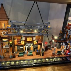 Steampunk Train Station Lego (compatible)