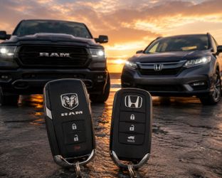 Car keys and key fobs