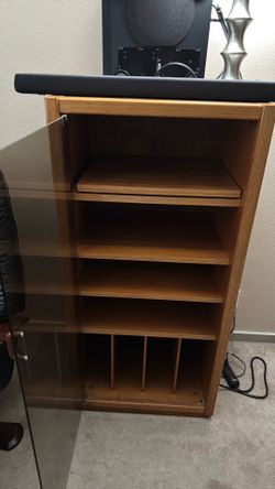 Vintage Stereo Cabinet - Solid Wood