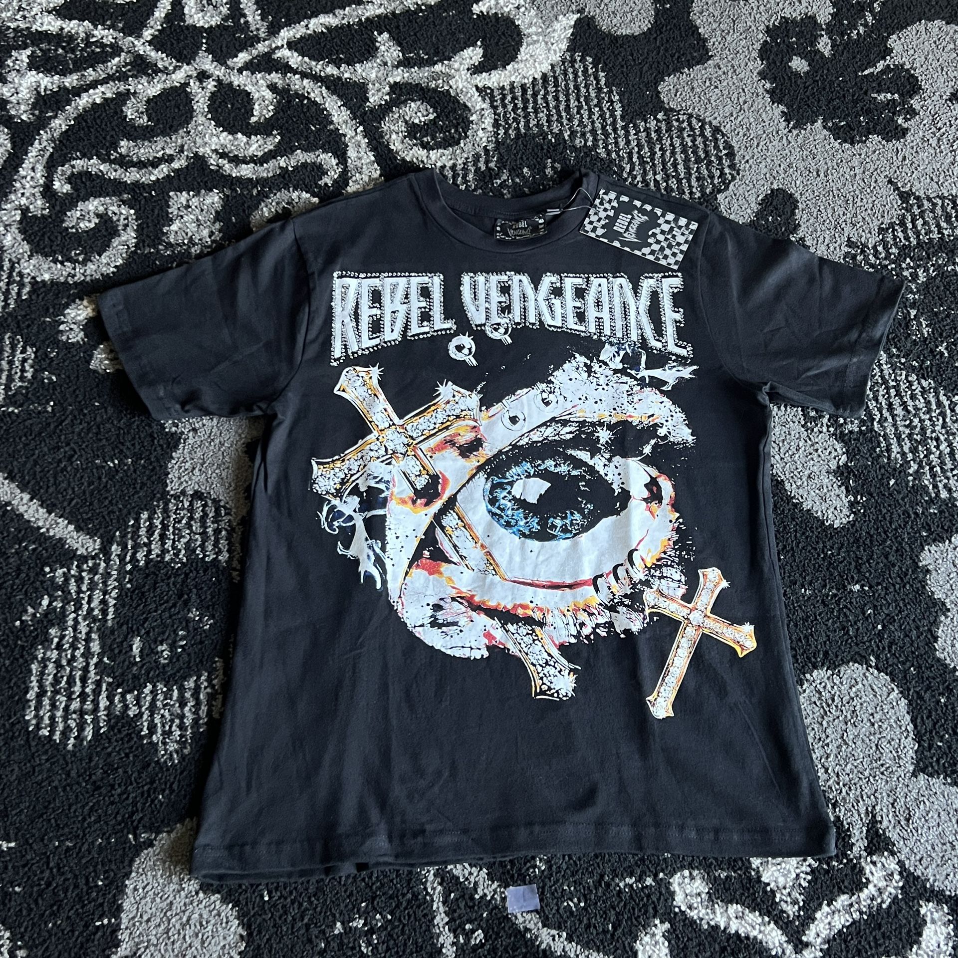 Rebel Vengeance Rhinestone Tee