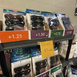 2 Glasses With Case New $8 A Pack