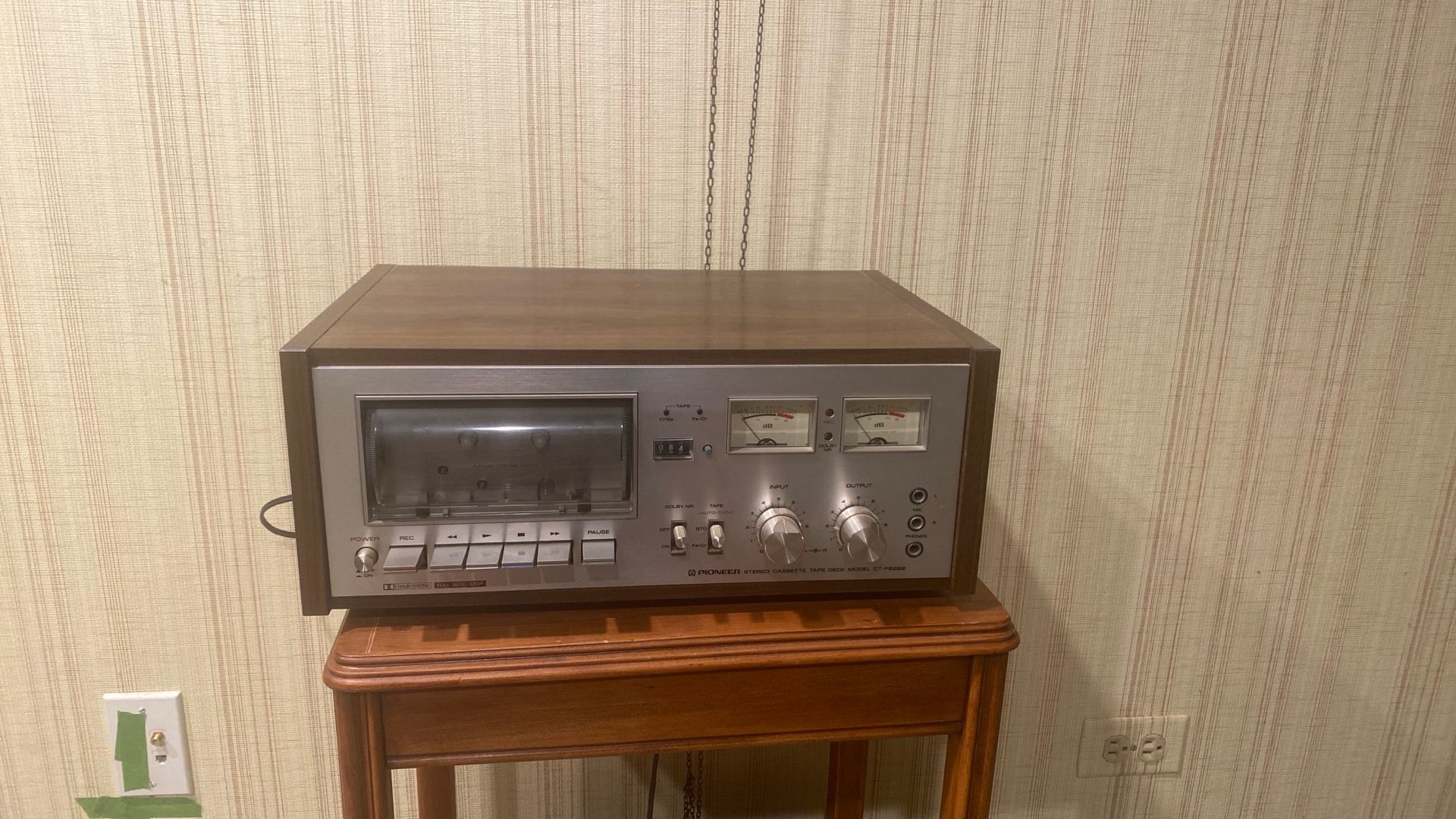 Vintage Pioneer CT-F8282 Stereo Cassette Deck.