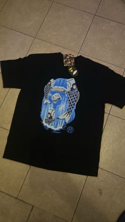 BAPE Black Koi Fish Graphic T-Shirt
