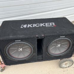 Kicker CompR Dual 12" Subwoofer Enclosure