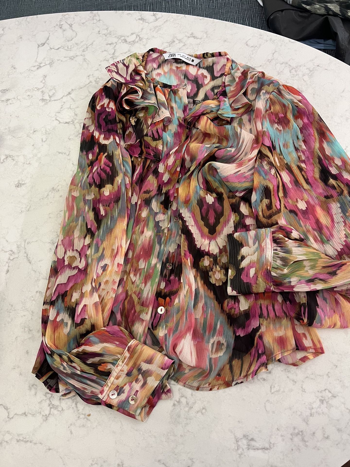 Zara Multicolored Blouse - small