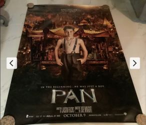 Pan Original Bus Shelter Movie Poster Approx 48x70