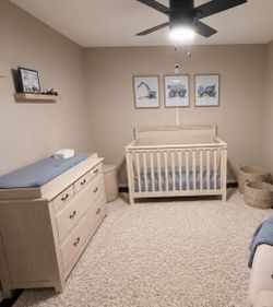 Pottery Barn Crib and Dresser