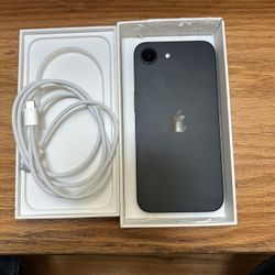 New Iphone 16e Unlock With Box Charger 