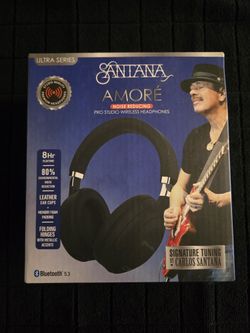 Santana Amore Noise Reducing Pro Studio Wireless Headphones.