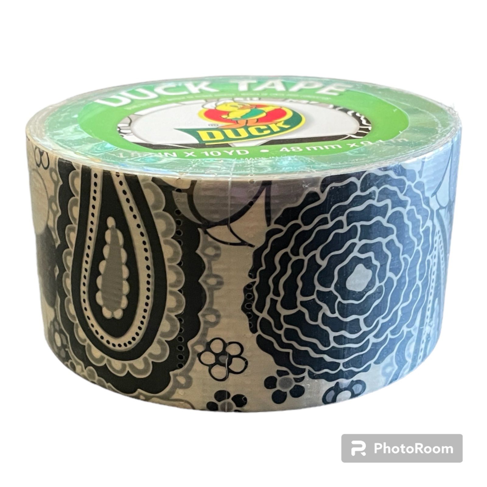 Duck Brand Black On White Floral Print Duct Tape NEW Sealed for Sale in  Fontana, CA - OfferUp