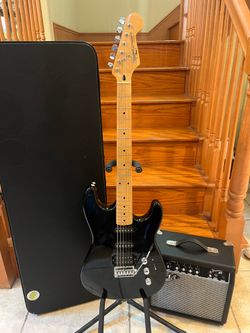 Squier II Stratocaster (Made In Korea) w/ Hardshell Case, Fender Amp