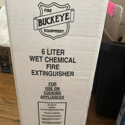 Buckeye 6 Liter Wet Chemical Fire Extinguisher