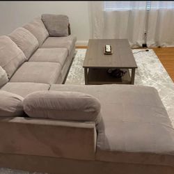 Grey Sectional With Ottoman Storage