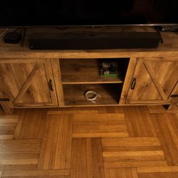 Farmhouse Style Entertainment Stand