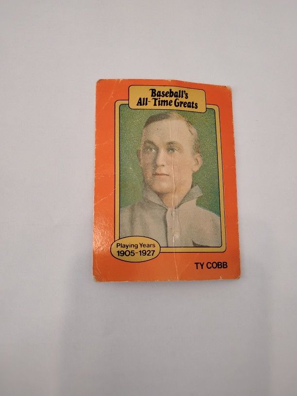 T.Y Cobb Collections Baseball Card