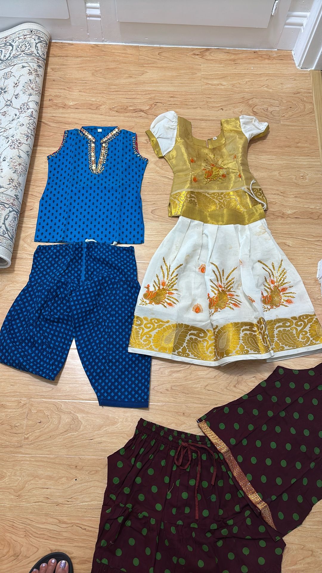 3 Indian Outfits For Girl Age  5 Years.