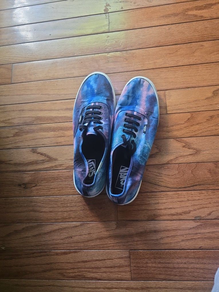 VANS Cosmic Galaxy Stars Sneakers Women's Size 10