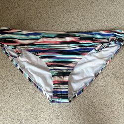 Apt. 9 Multicolor Striped Bikini Bottom