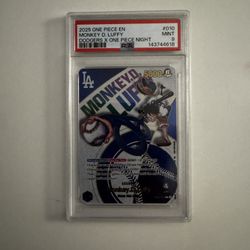 PSA 9 Dodgers Luffy 