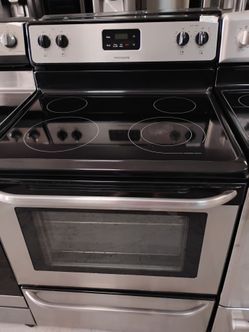 Stainless glass top everything working great with warranty