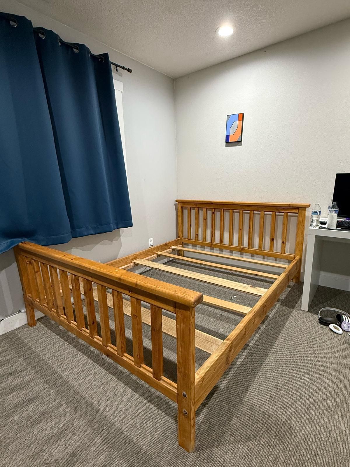 FREE QUEEN Bed Frame With box