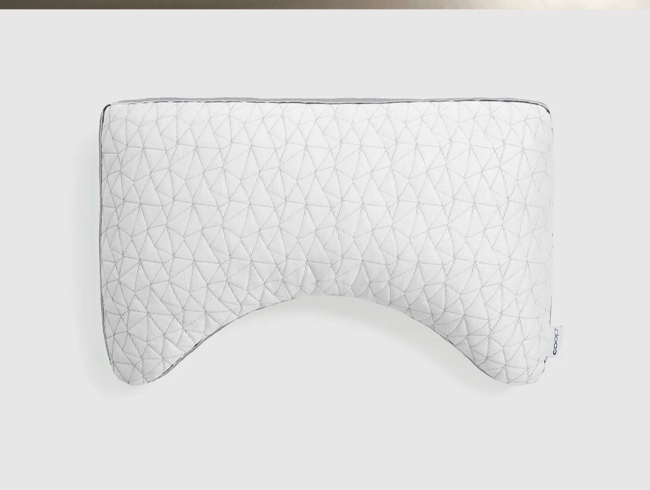 Coop eden Crescent Adjustable Pillow Queen, New! Factory Sealed!