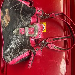 Camo Purse with Pink