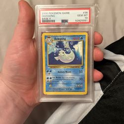 PSA 10 GEM MINT 2000 Pokémon Game Base II #36 Dewgong !!!