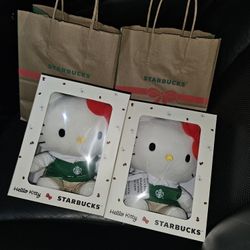 Hello Kitty Starbucks Plush