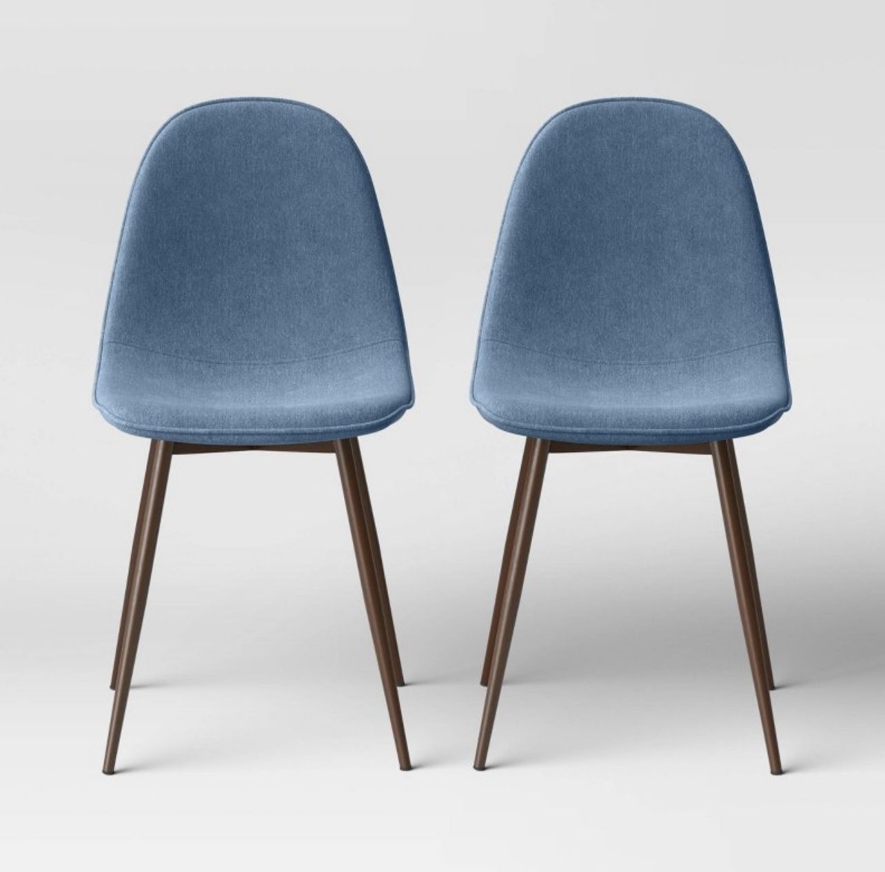 2pk Copley Upholstered Dining Chair Light Blue - Project 62â„¢
