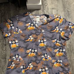 Disney Scrub Top