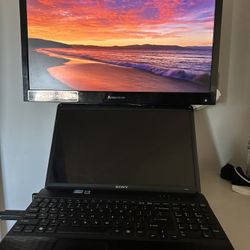 Sony Machine And Acer monitor 