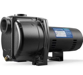 AQUASTRONG 1.5 HP Shallow Well Jet/Centrifugal Pump, 4250 GPH, 115/230V, Durable Cast Iron Booster Pump for Lawn Sprinkler, Garden Irrigation