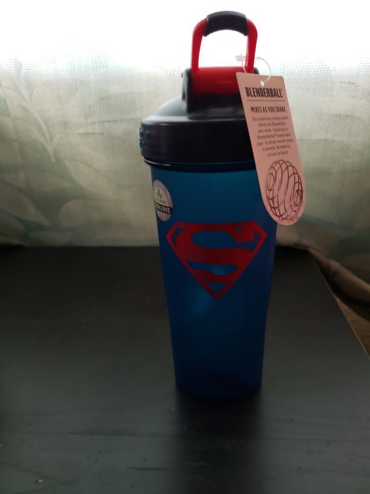 Superman blender bottle