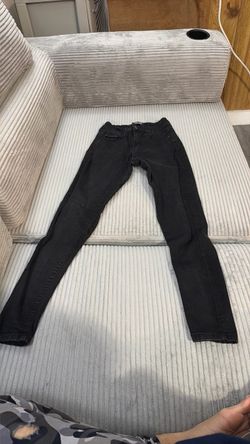 Black wax Jean skinny