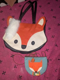 Kawaii Fox Purse & Crossbody Bag Bundle Set