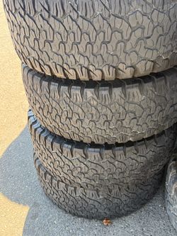 315/70R17 BFGOODRICH used tires set for 380 installed