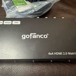 gofanco Matrix 4k hdmi 2.0