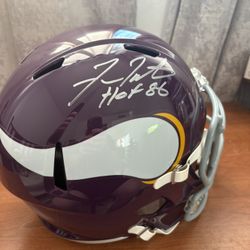 Fran Tarkenton Full Size Signed Helmet