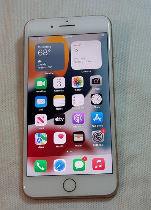 VERY NICE GOLD APPLE iPhone 8 PLUS T-Mobile Metro CELL PHONE 