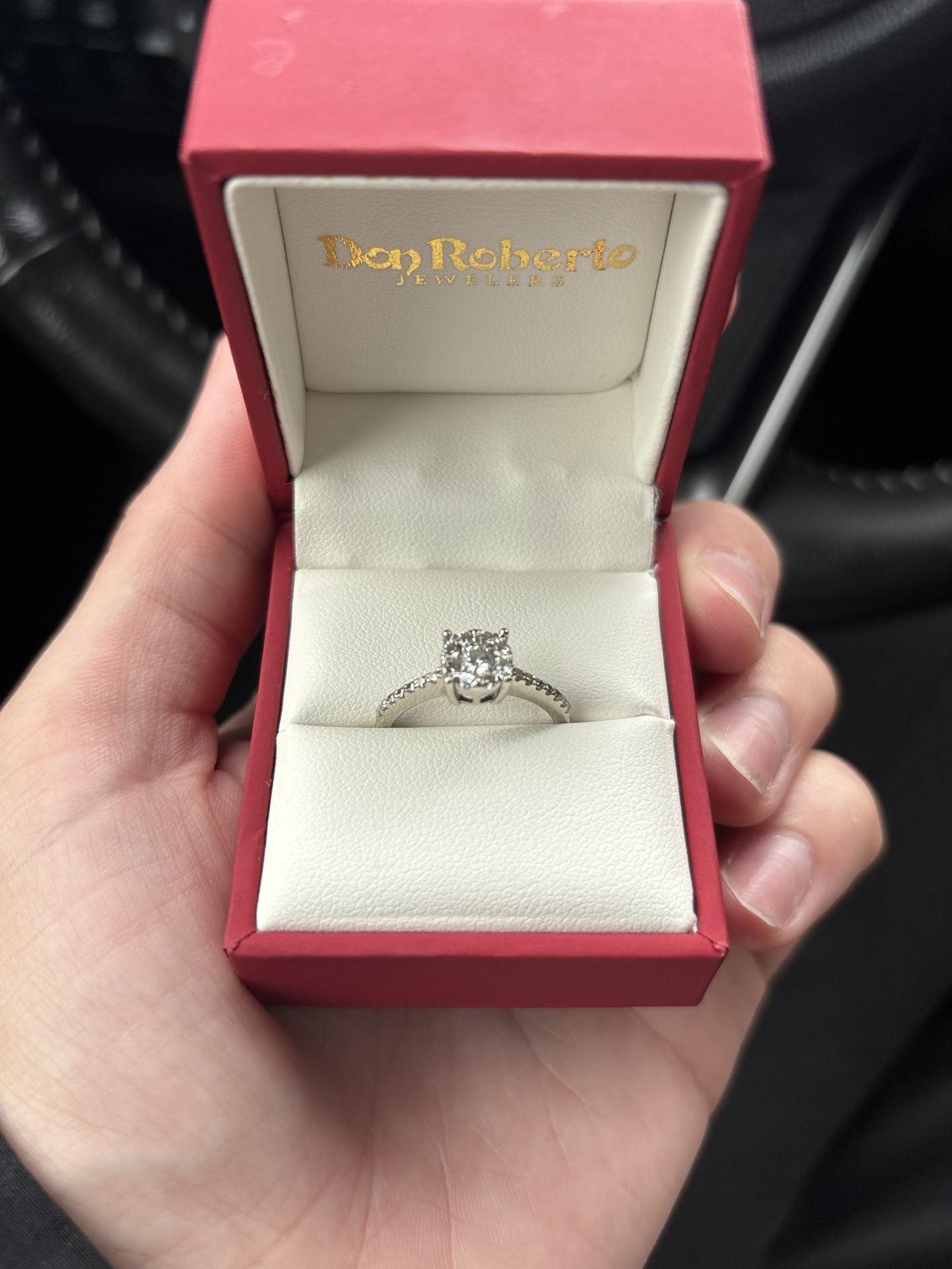 14kt White Gold Diamond Set Ring