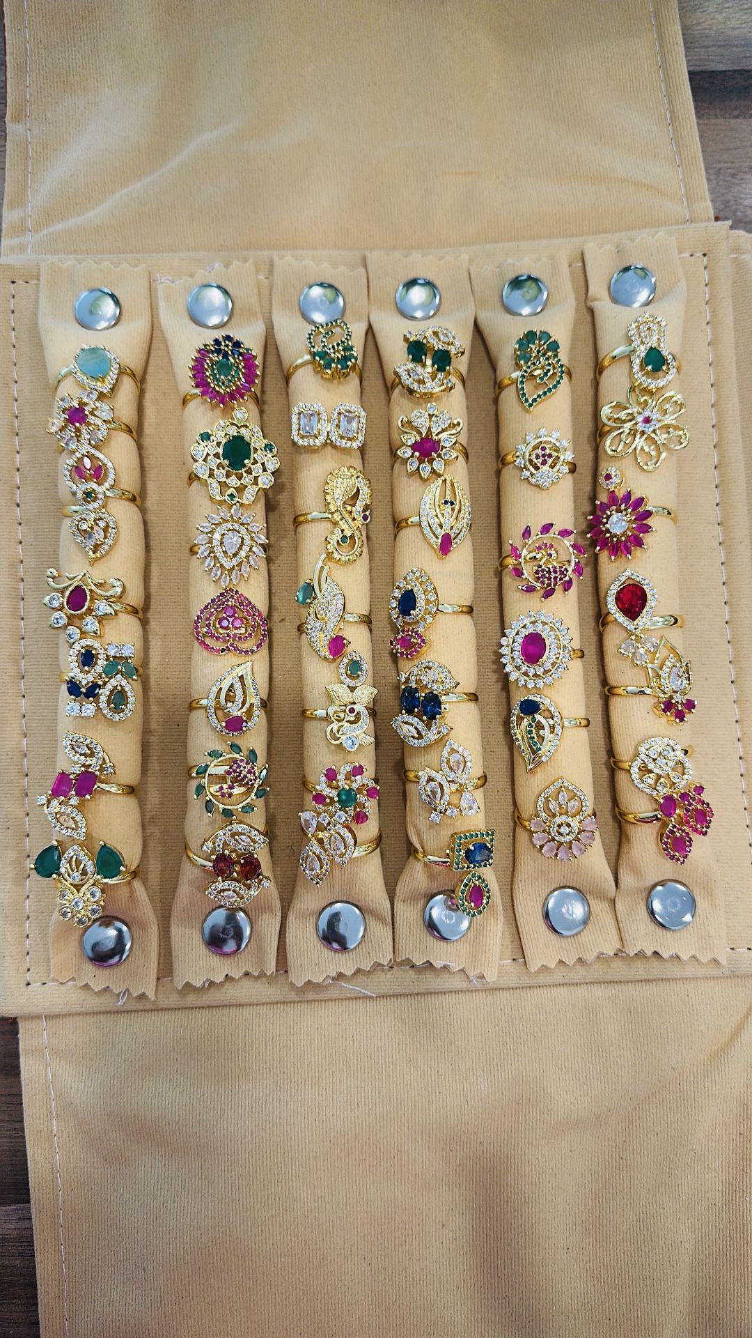 Rings Artificial Diamond And Stone