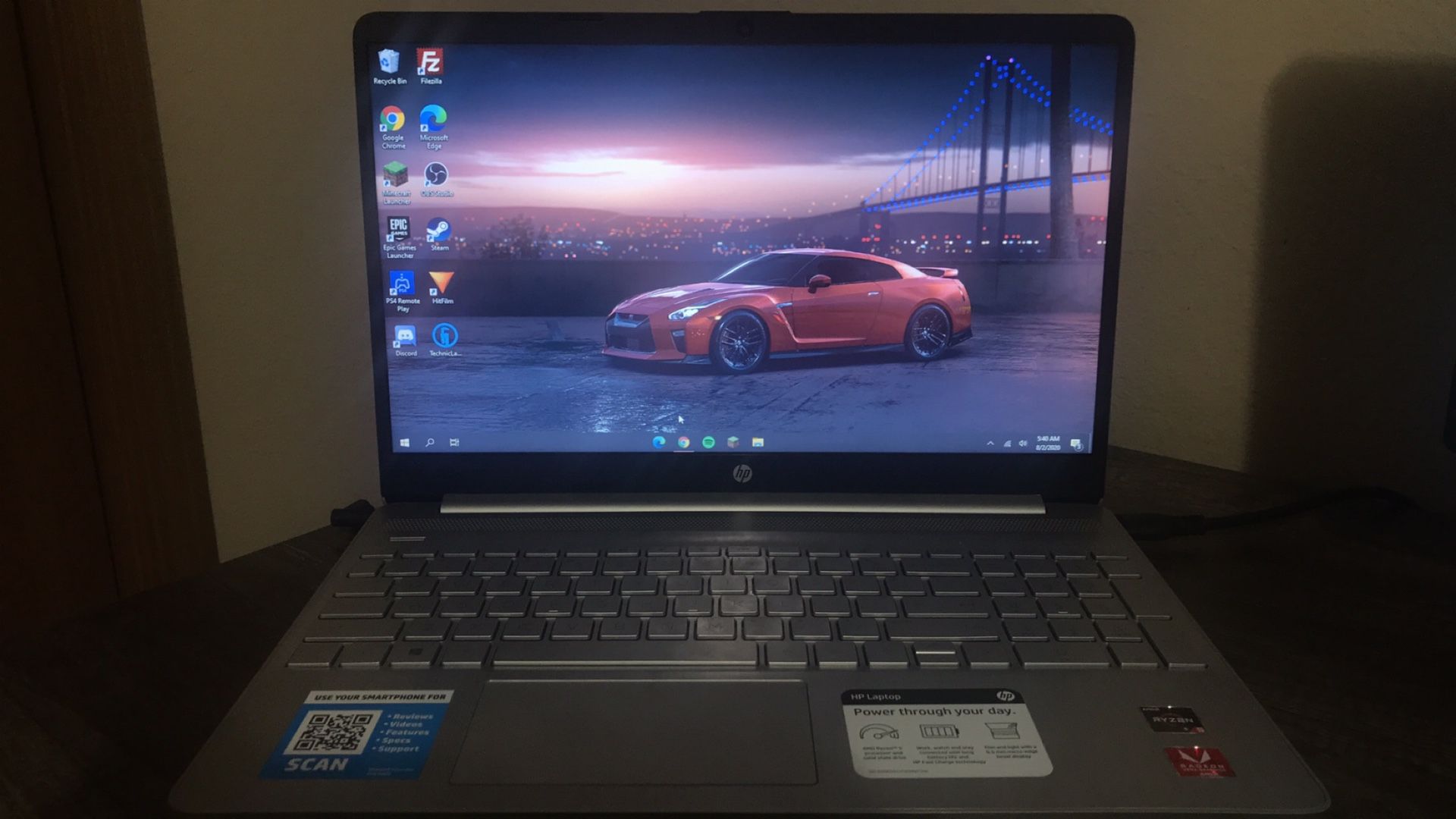 HP 15.6” Touch Screen, 12GB Ram Laptop