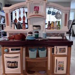 Step 2 Kitchen Play set (Tan Color) with Bonus!