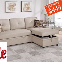 Sectional With Pull Out Bed 