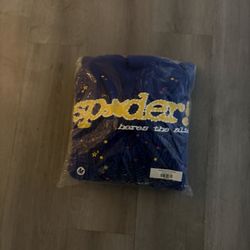 Blue spider hoodie 